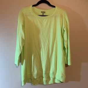 Women’s Talbots Lime Green Sweater
